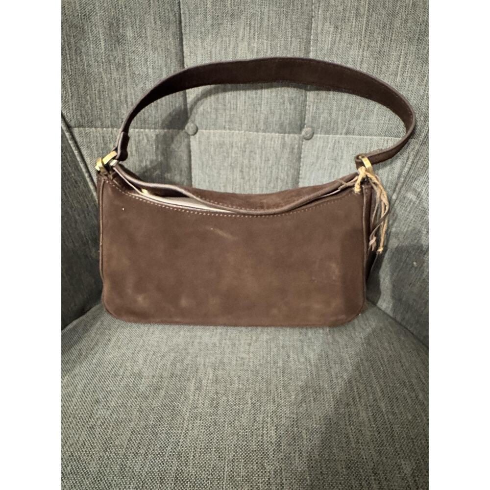 Shoulder Bag Womens Small Brown Suede Leather Crossbody Strap Zip Purse Boho